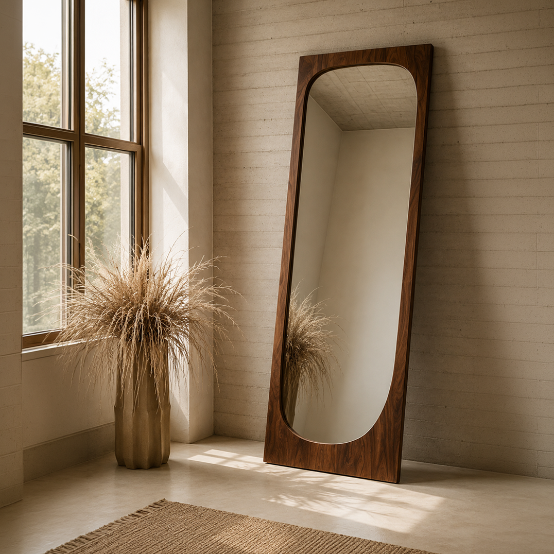 Wooden Frame Heritage Mirror